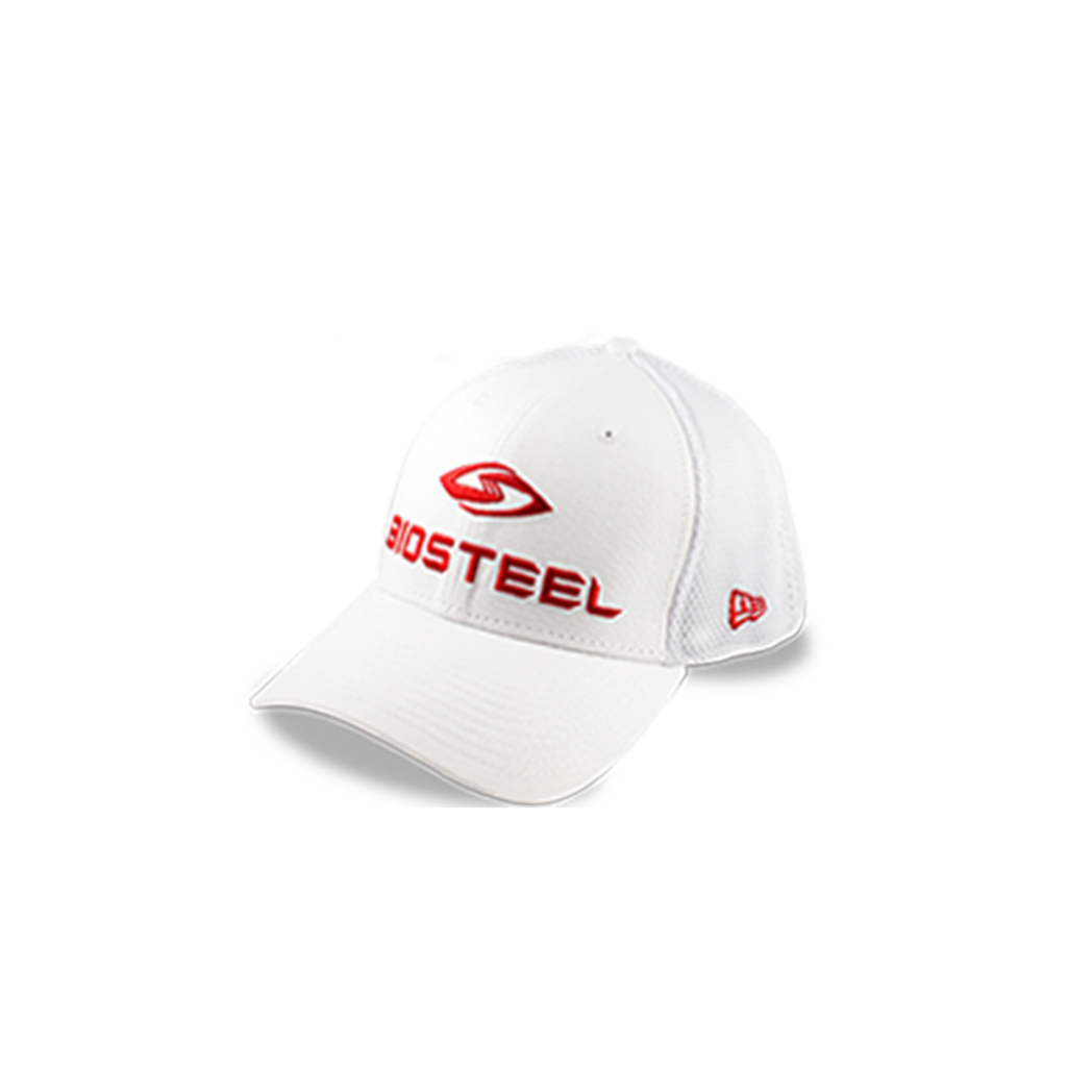 BIOSTEEL NEW ERA 39THIRTY HAT - White